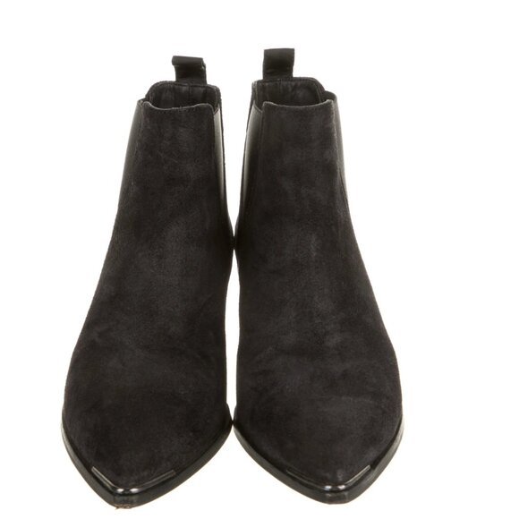 Acne Studios Suede Jensen Ankle Chelsea Boots Black women's size 7/37 Used - Picture 2 of 11